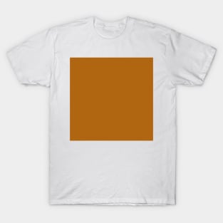 Solid Golden Brown T-Shirt